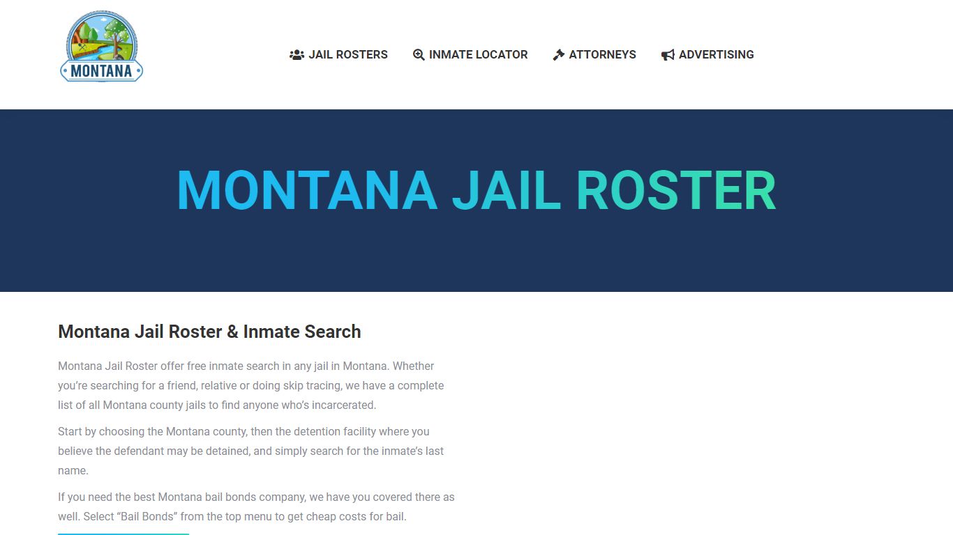 Cascade County Detention - MONTANA JAIL ROSTER